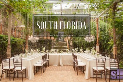 South Florida Wedding Trends 2016